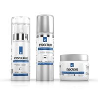 Anti-Aging Skin Care Bundle with Cleanser, Eye Serum & Anti-Wrinkle Creme - 1 Pack of Each