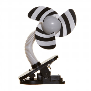 Dreambaby Portable Stroller Fan - Black & Grey