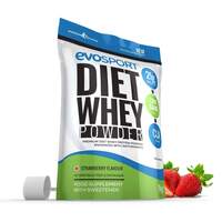 EvoSport Diet Whey Protein with CLA, Acai Berry & Green Tea 1kg - Strawberry