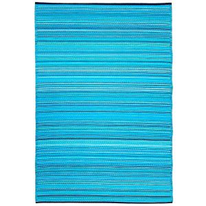 Green Decore 150 x 240cm Reversible Outdoor Rug - Turquoise/Green