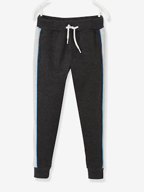 Joggers with Panels on the Sides, for Boys dark blue