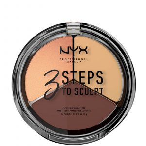 NYX Professional Makeup 3 Steps to Sculpt Face Sculpting Palette - Medium