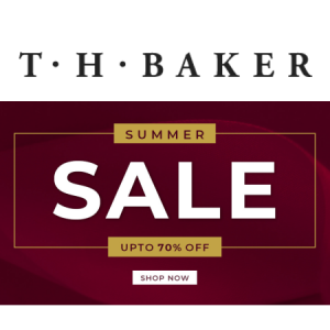 Summer Sale Now On! Up to 70% off at T. H. Baker