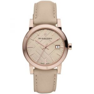 Burberry BU9109 The City Rose Gold Tone Women's Watch women's in multicolour. Sizes available:One size
