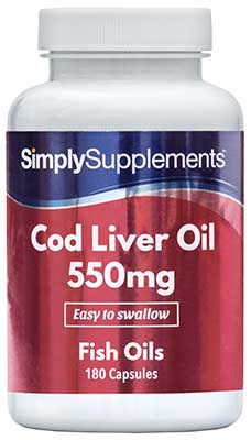 Cod Liver Oil 550mg (360 Capsules)