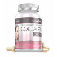 Hydrolysed Collagen High Strength 1,000mg for Hair, Skin & Nails + Vitamin C - 60 Tablets