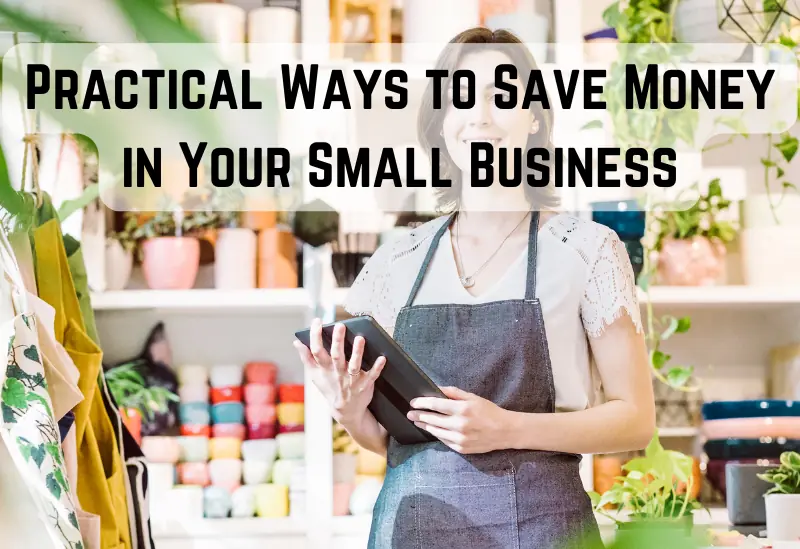 Small business owner using budgeting tools to manage expenses.