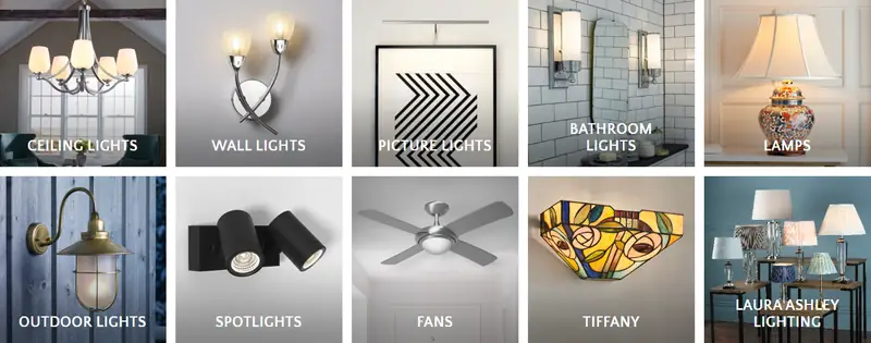 Discounted home lighting ideas from lights4living using voucher codes
