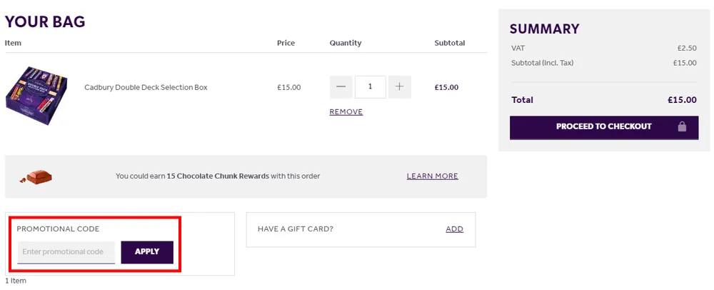 How to use Cadbury Gifts Direct Discount Codes