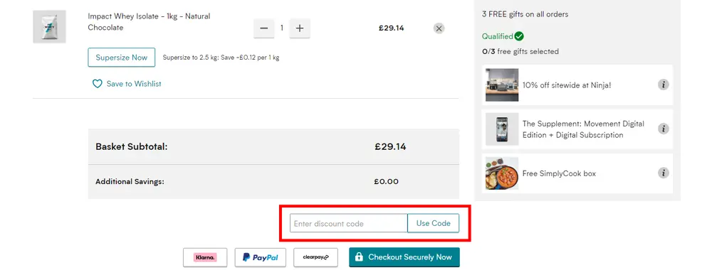How to use Myprotein Discount Codes