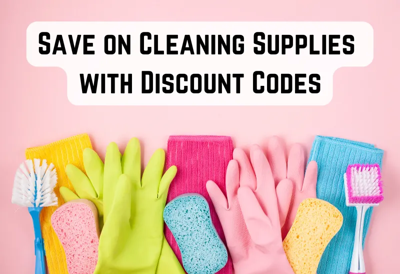 Discount codes for cleaning supplies in the UK