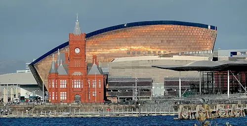Cardiff Bay. The 1897 Pierhead Buildings (formerly known as the Dock Office)