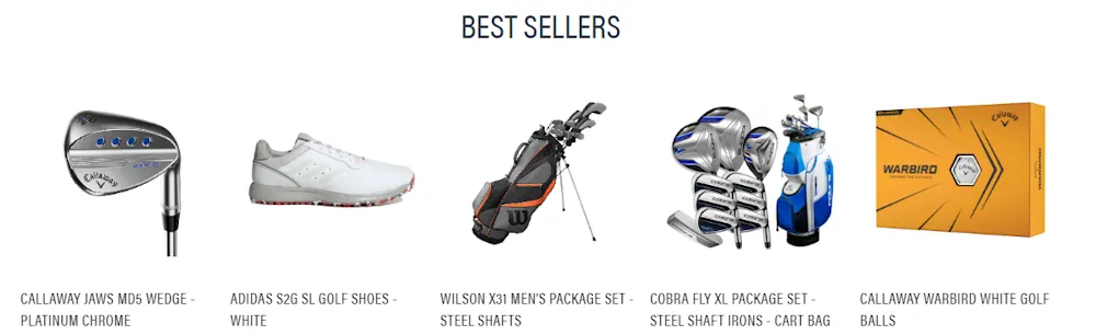 Discount Golf Store Best Selling Golf Gear
