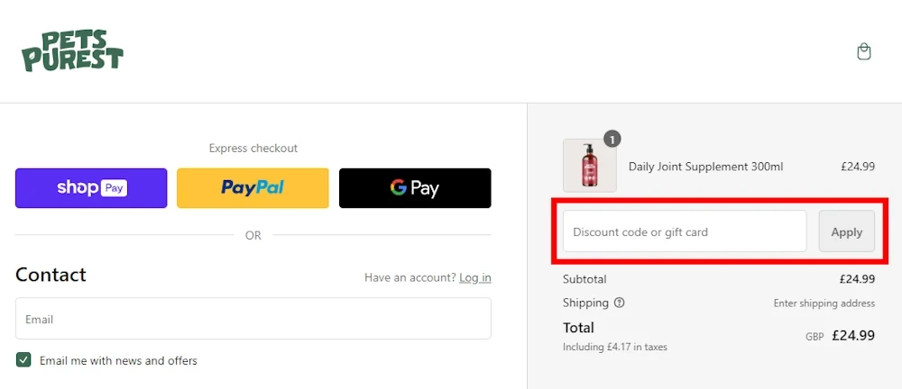 How to Use a Pets Purest Discount Code