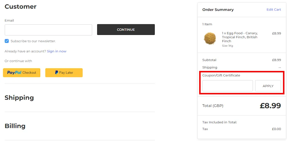 Parrot Essentials Coupon Codes