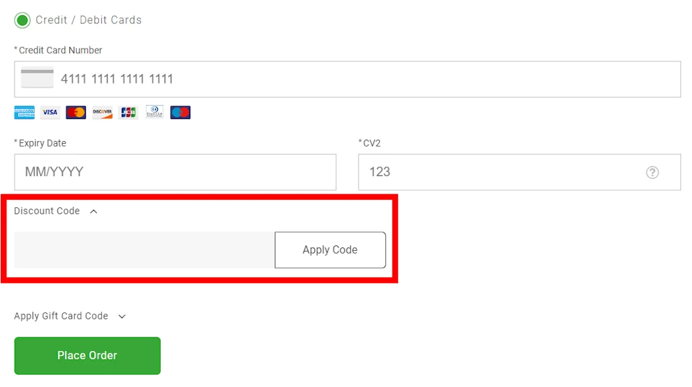 Instructions on how to enter a Golfposer discount code at checkout on golfposer.com