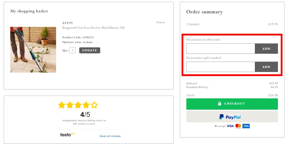 How to Use a Scotts of Stow Discount Code