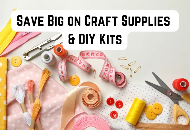 Craft supplies and DIY materials on sale with discount codes.