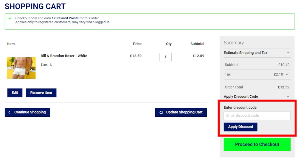 Instructions on how to enter a esmale discount code at checkout on esmale.com