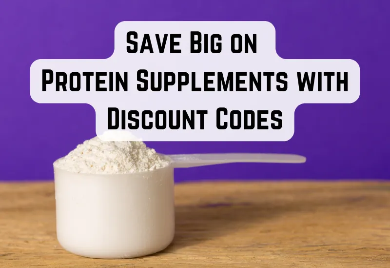 Protein supplements with Savzz.co.uk discount codes and savings