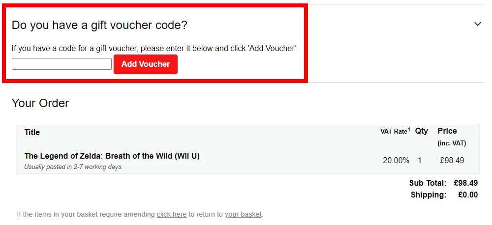 Instructions on how to use your Hit voucher code at checkout