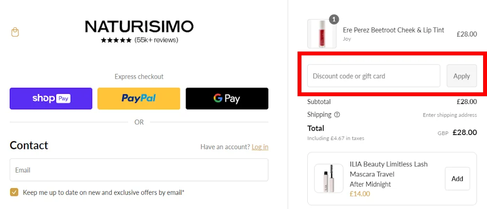 How to Use a Naturisimo Discount Code