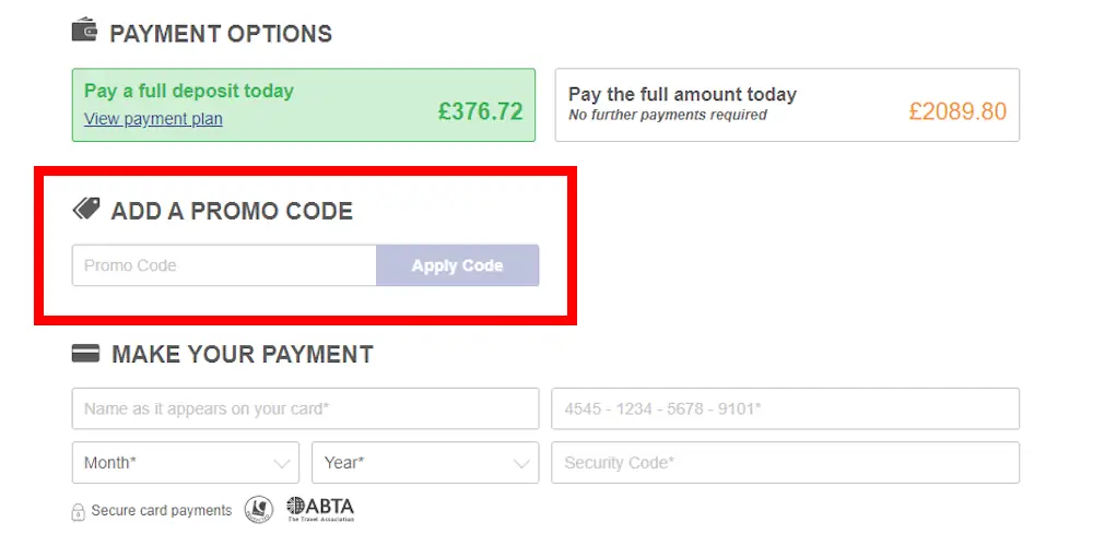 How to Use a Blue Sea Holidays Discount Code