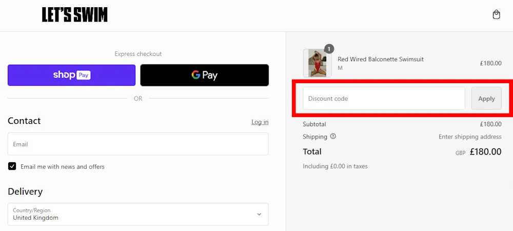 Discounted sexy swimwear from Lets Swim using voucher codes.