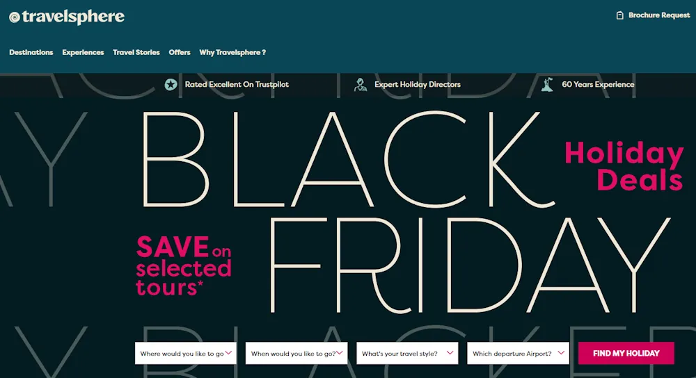 Instructions on how to enter our discount code for Travelsphere on travelsphere.co.uk