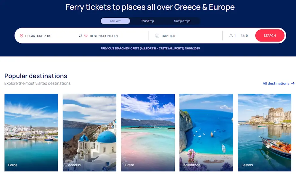 Screenshot showing where to apply a Lets Ferry promo code during checkout on www.letsferry.com.