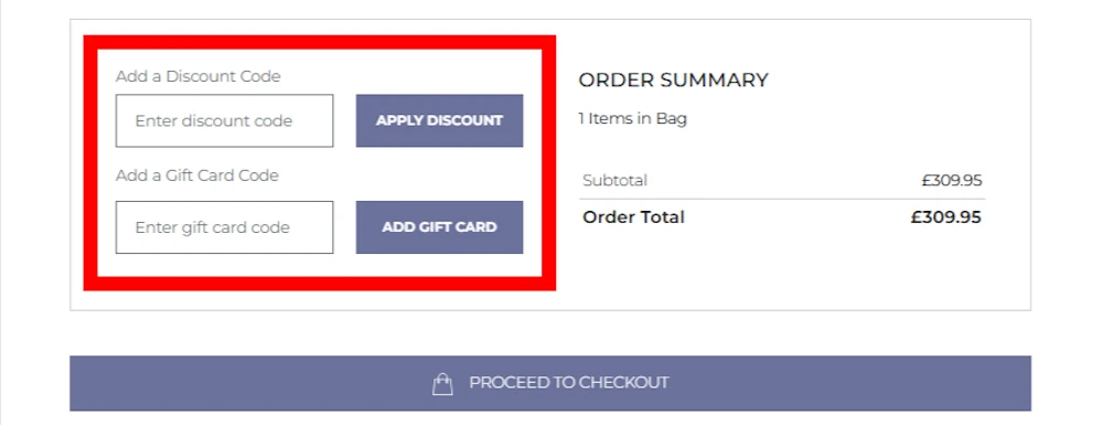 Instructions how to enter a verified discount code for House of Watches on houseofwatches.co.uk