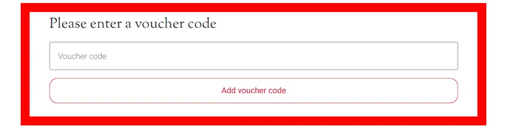 Screenshot showing where to apply a Slimming World Kitchen promo code during checkout on slimmingworldkitchen.co.uk
